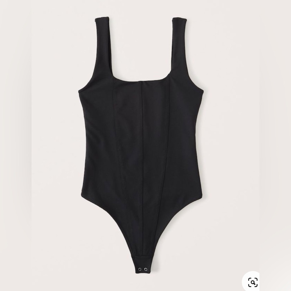 NWT! Abercrombie Double-Layered Seamless Fabric Corset Bodysuit (medium)